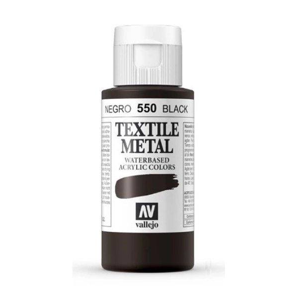TEXTIL METAL 60ml.-NEGRE
