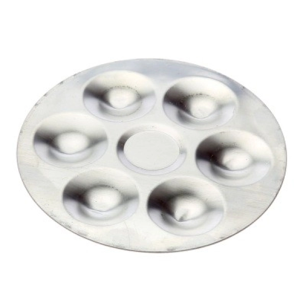 PALETA CIRCULAR ALUMINI 6 FORATS