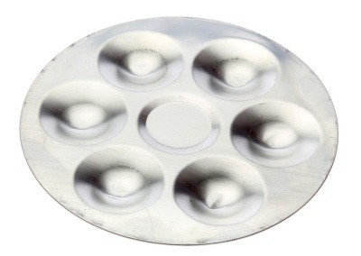 PALETA CIRCULAR ALUMINI 6 FORATS