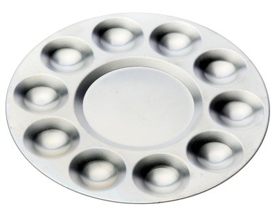 PALETA CIRCULAR ALUMINI 10 FORATS