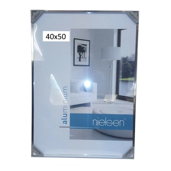 MARC ALUMINI PLATA 40x50