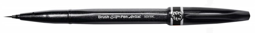 BRUSH PEN SIGN ARTIST-NEGRE
