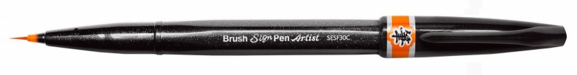 BRUSH PEN SIGN ARTIST-TARONJA