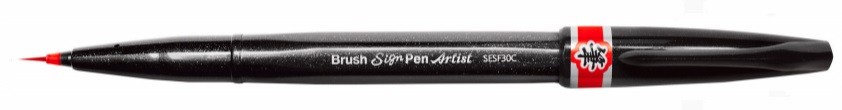 BRUSH PEN SIGN ARTIST-VERMELL
