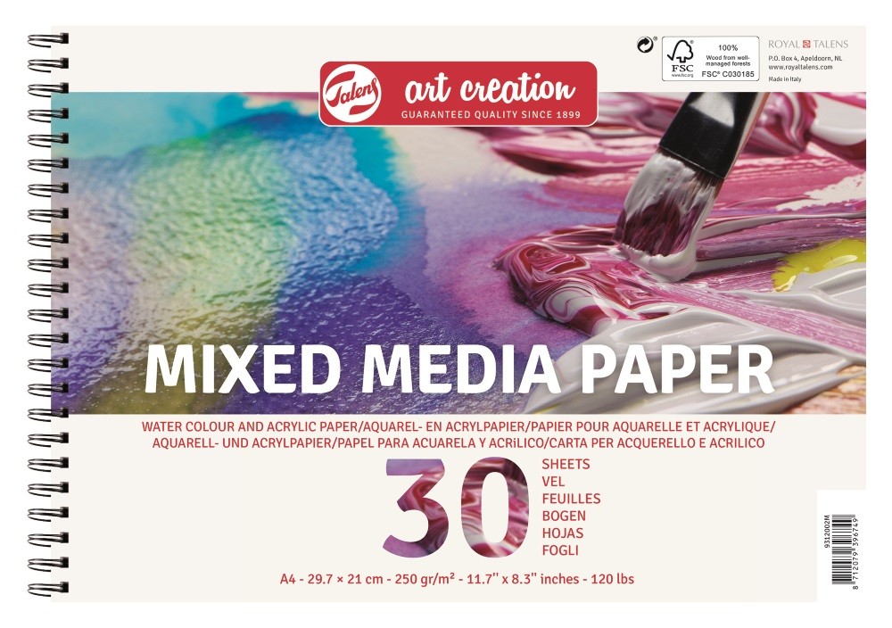 BLOC ARTCREATION 250gr. A4 30 FULLS