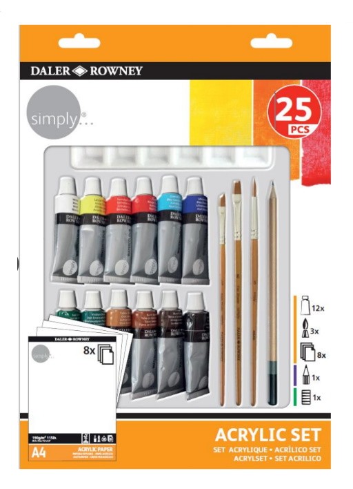 DALER&ROWNEY SET 25 PECES