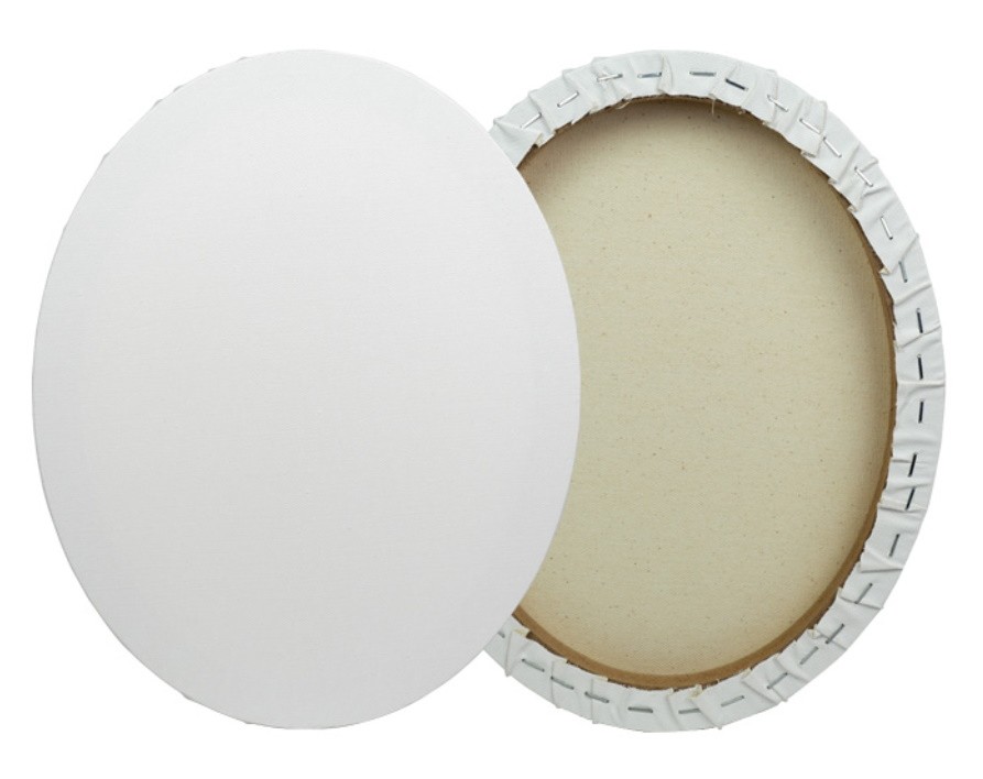 BASTIDOR OVALAT AMB TELA 70x50