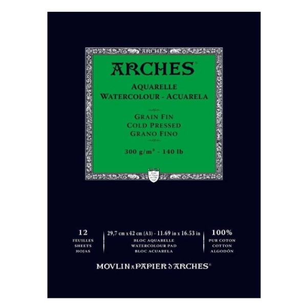 BLOC ARCHES 300g.GF A3 12fulls