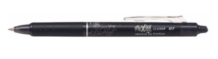 PILOT FRIXION CLIKER-NEGRE