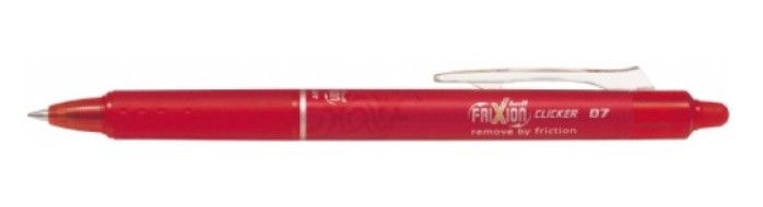 PILOT FRIXION CLIKER-VERMELL
