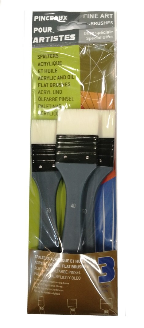 SET 3 PALETINES TORAI BLANC