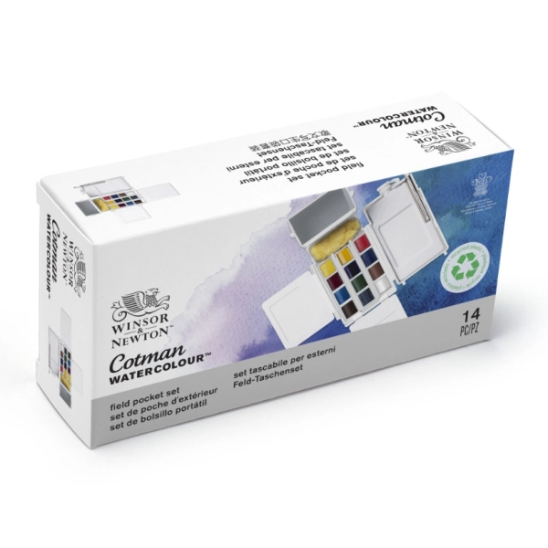 COTMAN W&N ESTOIG DE CAMP 12 GODETS