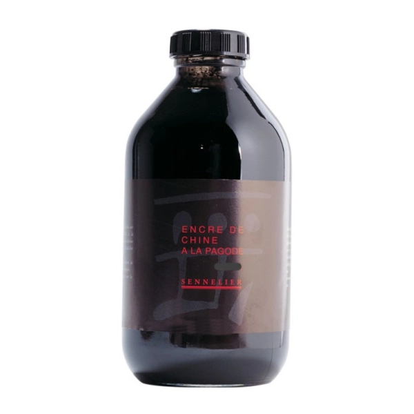 TINTA XINA SENNELIER 250ml-NEGRE