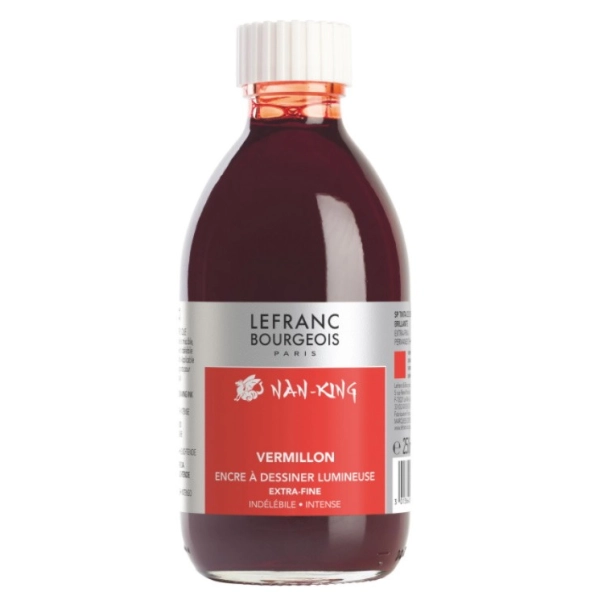 TINTA NANKING 250ml-VERMELLO
