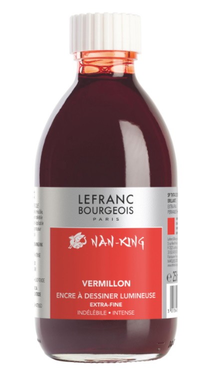 TINTA NANKING 250ml-VERMELLO