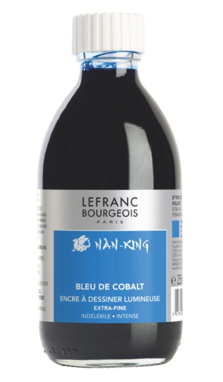 TINTA NANKING 250ml-BLAU COBALT