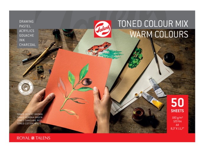 BLOC TALENS CALIDS 180gr. A3 50 FULLS