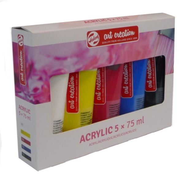 ARTCREATION ACRILIC 5 TUBS 75ml