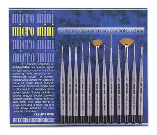 SET 12 PINZELLS MINI TORAI