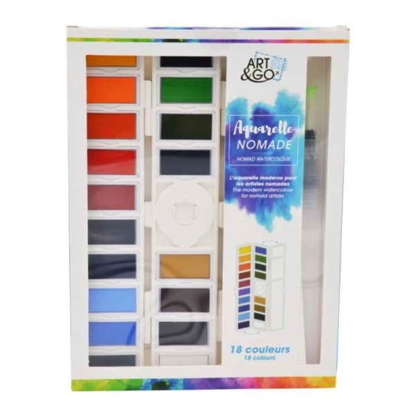 ART&GO 18 COLORS ESTOIG PLEGABLE