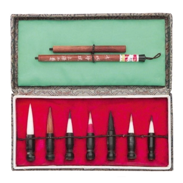 SET 7 PINZELLS ORIENTALS I MÀNEC