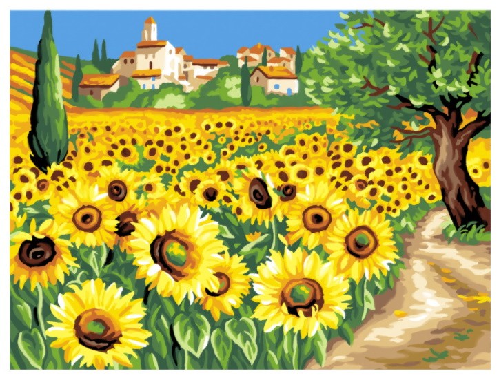 PINTAR PER NOMBRES-GIRASOLS