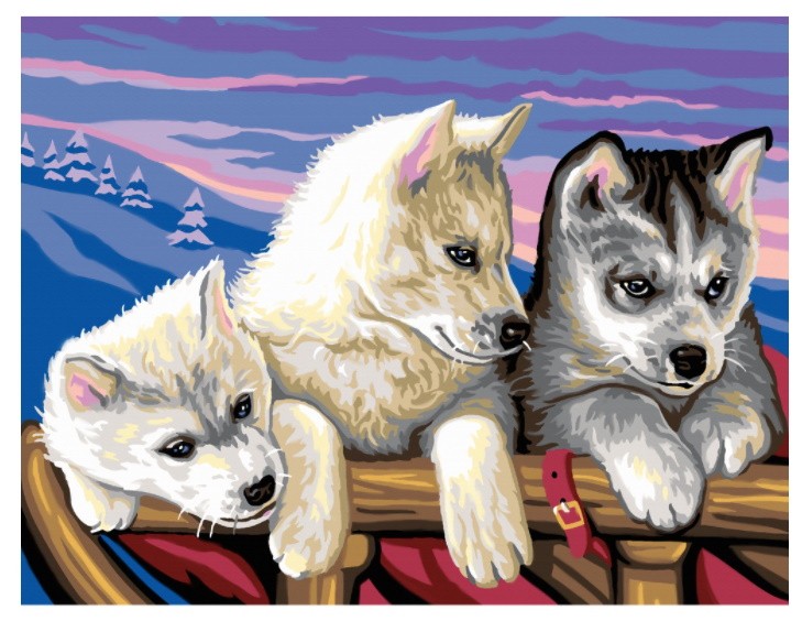 PINTAR PER NOMBRES-HUSKIES