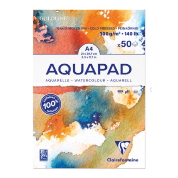 BLOC AQUAPAD A4 250g.50 fulls