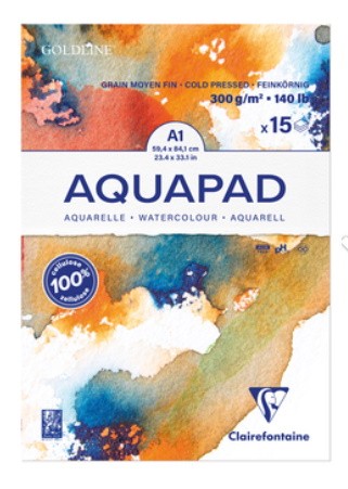 BLOC AQUAPAD A1 250g.15 fulls