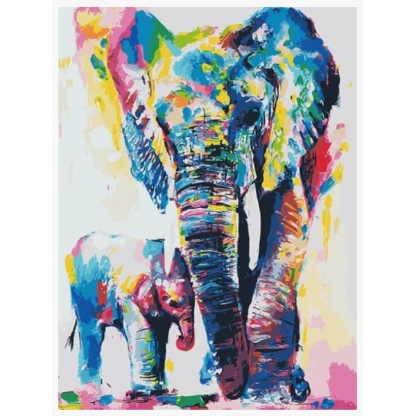 PINTAR PER NOMBRES-ELEFANTS