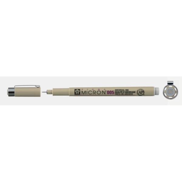 PIGMA MICRON 005-GRIS CLAR