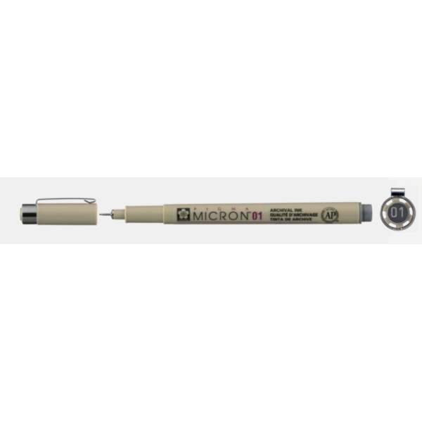 PIGMA MICRON 01-GRIS