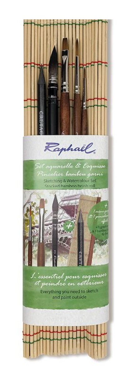 RAPHAËL SET 4 PINZELLS AQUAREL·LA