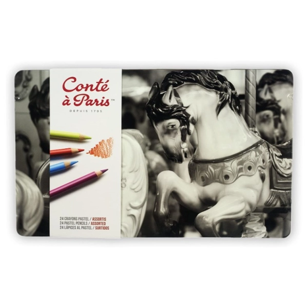CONTÉ À PARIS 24 LLAPIS PASTELL
