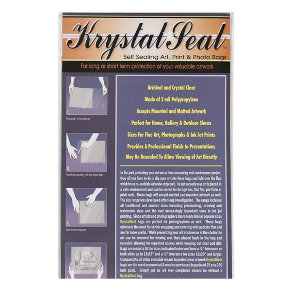 BOSSA CRISTAL 21x15   25 UNITATS