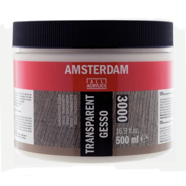 GESSO TRANSPARENT AMSTERDAM 500 ml