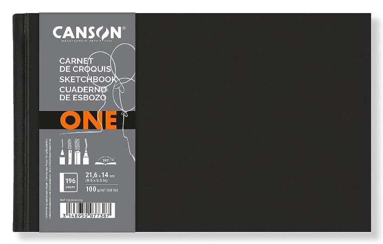 BLOC ONE CANSON 100g.21x14 100 fulls