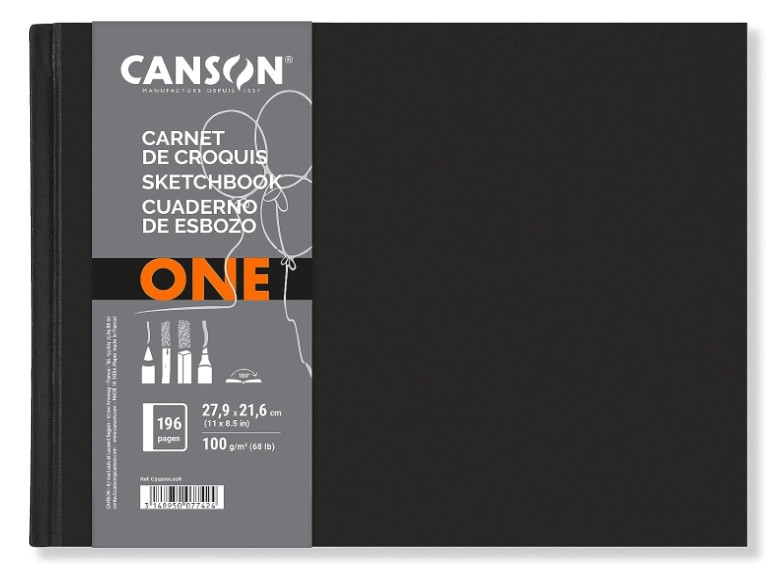 BLOC ONE CANSON 100g.28x21 100fulls