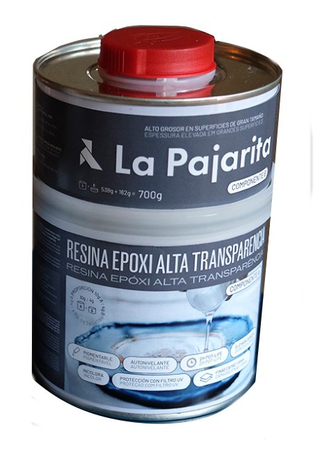 RESINA EPOXI 700 gr. ALTA TRANSPARENCIA