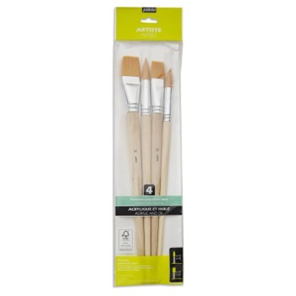 SET 4 PINZELLS GRANS TORAI