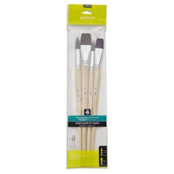 SET 4 PINZELLS GRANS TEIJIN