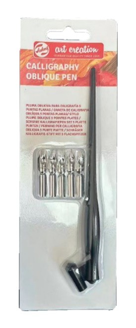 MANEC OBLICU AMB 5 PLUMINS CALIGRAFIA