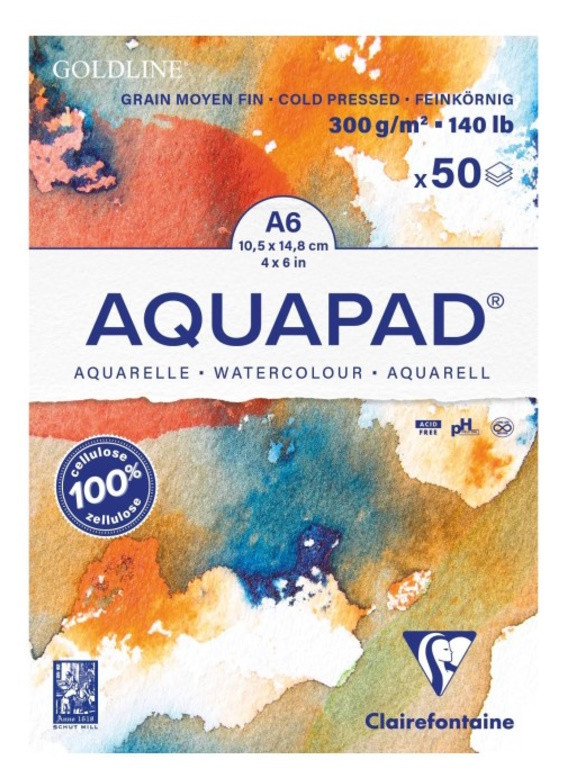 BLOC AQUAPAD A6 250g.50 fulls