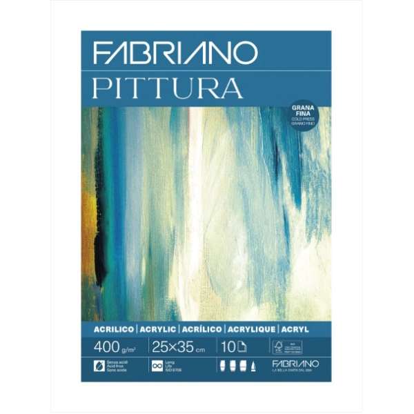 BLOC FABRIANO PITTURA 400gr.40x30 10 FULLS