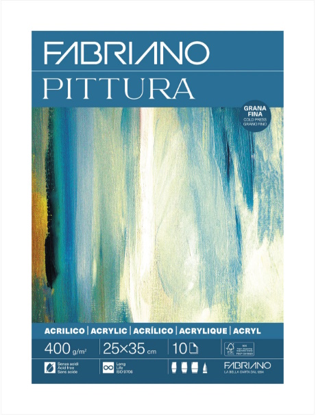 BLOC FABRIANO PITTURA 400gr.40x30 10 FULLS